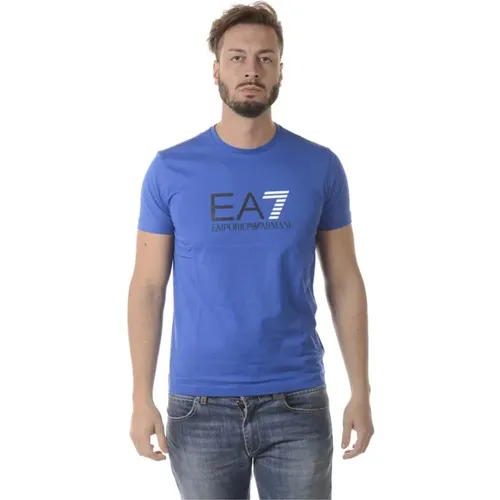 Sweatshirt T-Shirt Kombination , Herren, Größe: S - Emporio Armani EA7 - Modalova