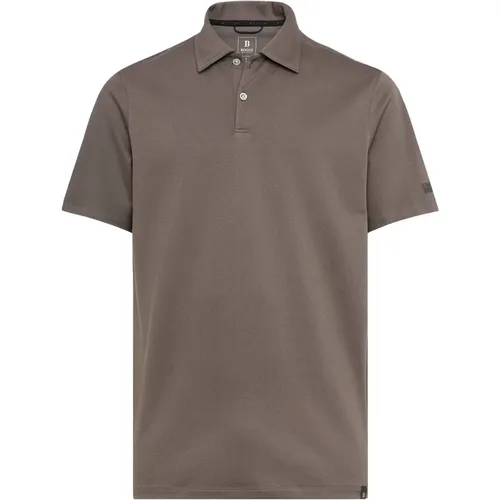 Hochleistungs-Piqué-Polo-Shirt , Herren, Größe: S - Boggi Milano - Modalova