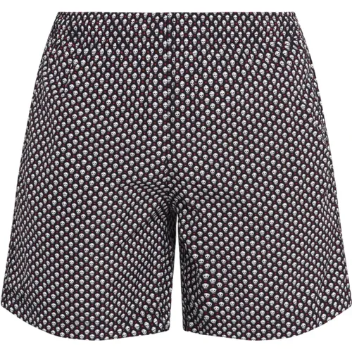 Skull Logo Badehose - alexander mcqueen - Modalova