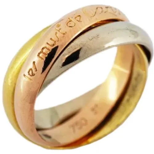 Pre-owned Gold rings , female, Sizes: ONE SIZE - Cartier Vintage - Modalova