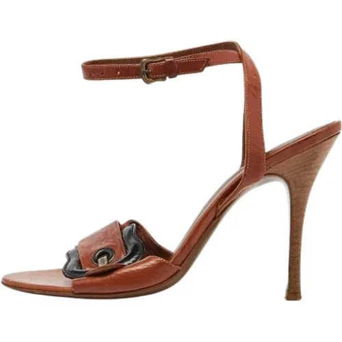 Pre-owned Leather sandals , female, Sizes: 4 UK - Fendi Vintage - Modalova