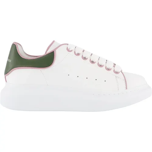 Oversized Sneaker Weiß/Rosa , Damen, Größe: 37 EU - alexander mcqueen - Modalova