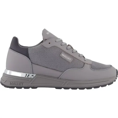 Lite Triple Grey Stylische Sneakers , Herren, Größe: 44 EU - Mallet London - Modalova