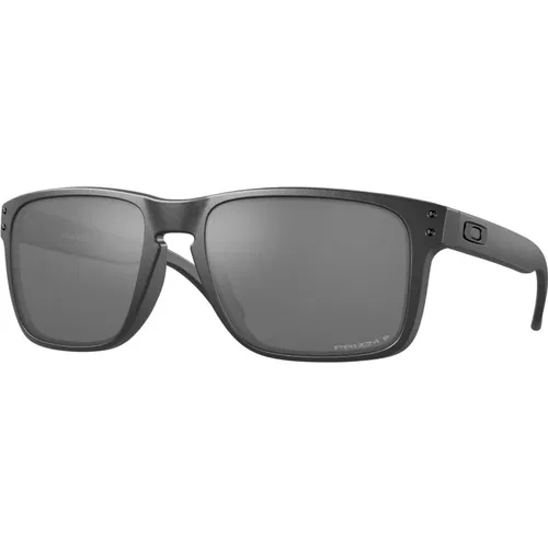 Stahl/Prizm Black Sonnenbrille XL , Herren, Größe: 59 MM - Oakley - Modalova