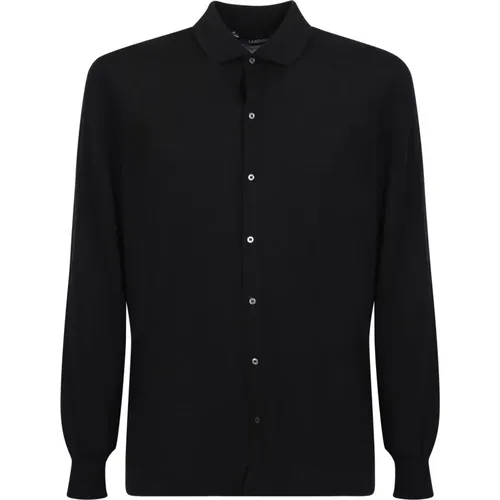 Wool shirt , male, Sizes: L, M - Lardini - Modalova