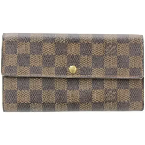 Pre-owned Leather wallets , female, Sizes: ONE SIZE - Louis Vuitton Vintage - Modalova