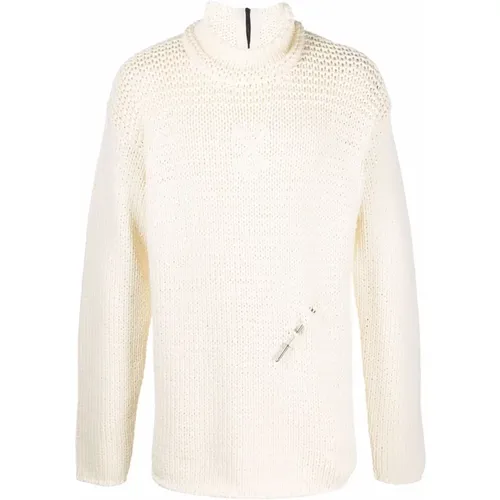 Off , Off Turtleneck , male, Sizes: M - Off White - Modalova