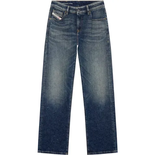 Street Style Gerades Jeans , Damen, Größe: W29 L30 - Diesel - Modalova