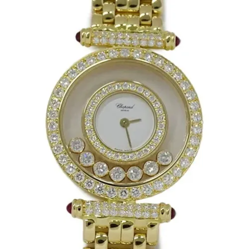 Pre-owned Gold watches , female, Sizes: ONE SIZE - Chopard Pre-owned - Modalova