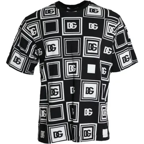 Logo Print Crew Neck T-shirt - Dolce & Gabbana - Modalova