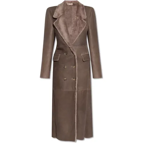 Greenock double-breasted coat , female, Sizes: M, S - The Mannei - Modalova