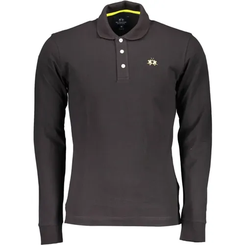 Cotton Polo Shirt with Embroidery , male, Sizes: XL, M, 2XL, L - LA MARTINA - Modalova