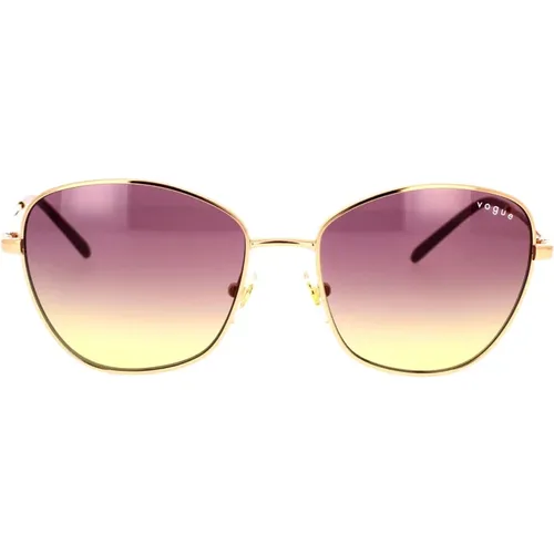 Stylish Butterfly Sunglasses , female, Sizes: 53 MM - Vogue - Modalova