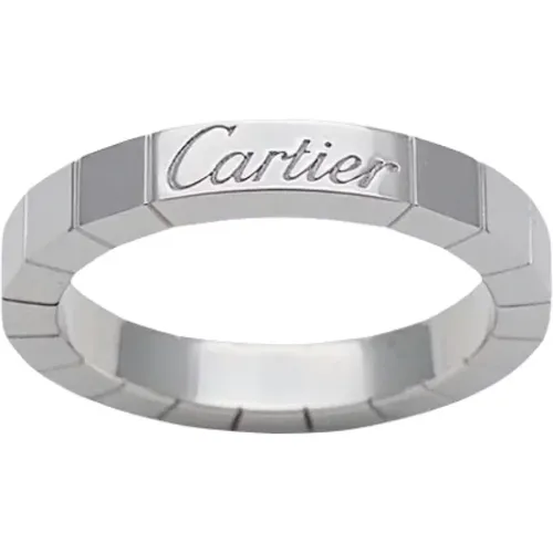 Pre-owned White Gold rings , female, Sizes: ONE SIZE - Cartier Vintage - Modalova