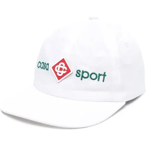Sport Logo Baseball Cap , Herren, Größe: ONE Size - Casablanca - Modalova