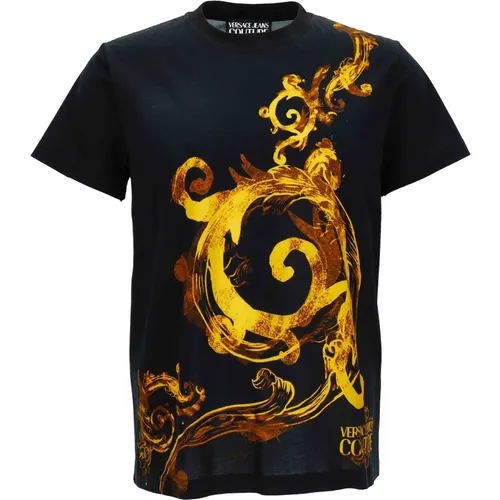 T-Shirts und Polos , Herren, Größe: M - Versace Jeans Couture - Modalova