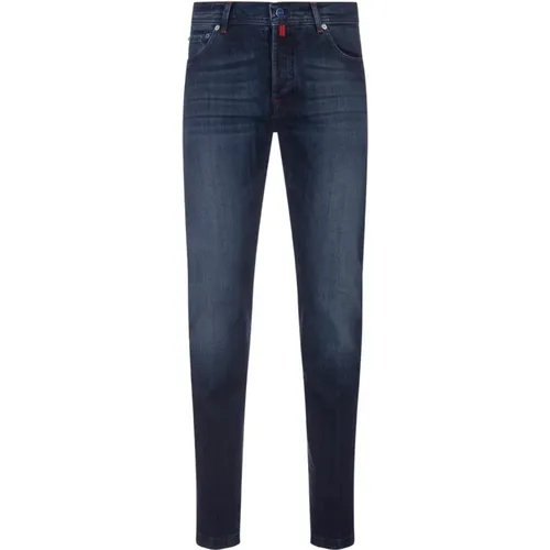 Slim Fit Denim Jeans , male, Sizes: W32, W36, W38, W40, W33 - Kiton - Modalova