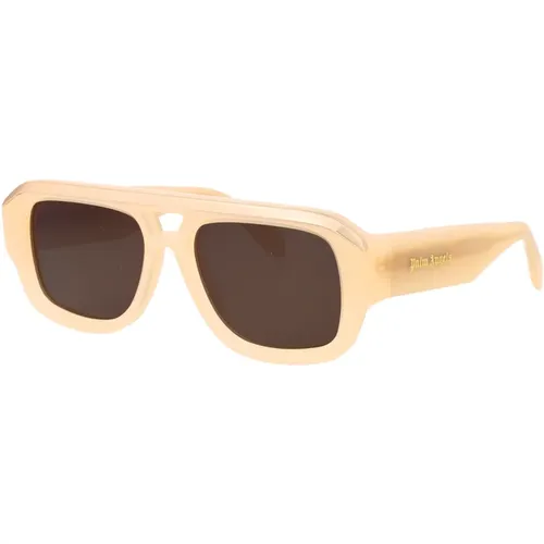 Stylish Sunglasses for Stockton Summer , unisex, Sizes: 54 MM - Palm Angels - Modalova