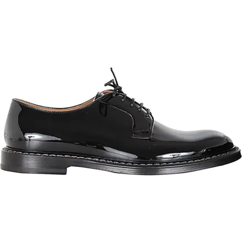 Schwarze Derby Schuhe - Verbessere dein Schuhspiel - Doucal's - Modalova