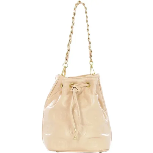 Bucket Bag Cappuccino Leather Handbag , female, Sizes: ONE SIZE - La Carrie - Modalova