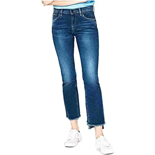 Victoria Ruffles Flar , female, Sizes: W27, W26 - Pepe Jeans - Modalova