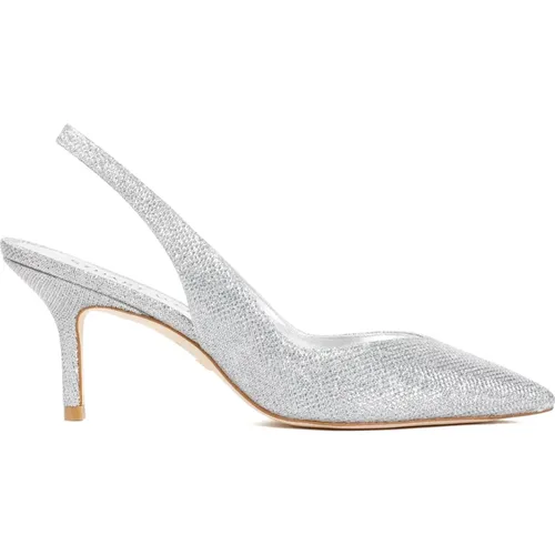Silver Leather Sandals Metallic Ss24 , female, Sizes: 4 UK, 5 1/2 UK, 6 UK, 6 1/2 UK, 4 1/2 UK, 7 UK, 3 UK, 5 UK - Stuart Weitzman - Modalova