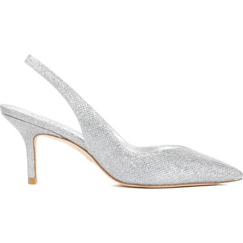 Silver Leather Sandals Metallic Ss24 , female, Sizes: 4 UK, 6 UK, 6 1/2 UK, 4 1/2 UK, 3 UK - Stuart Weitzman - Modalova