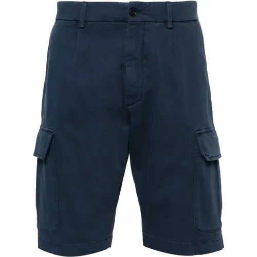 Cargo Shorts with Blended Cotton , male, Sizes: 3XL, M, L - Corneliani - Modalova