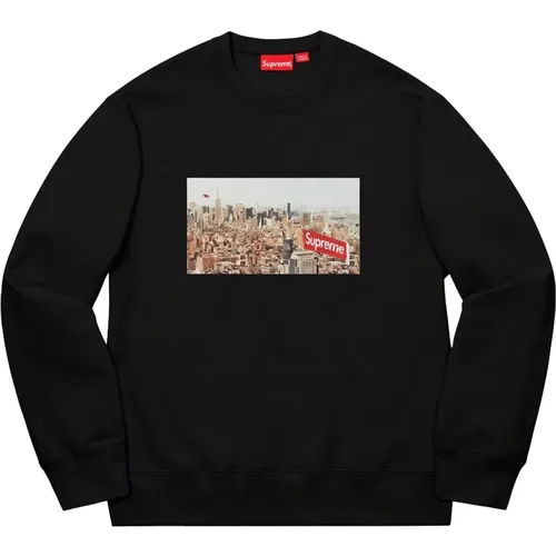 Limitierte Auflage Stadt Aerial Crewneck , Herren, Größe: L - Supreme - Modalova