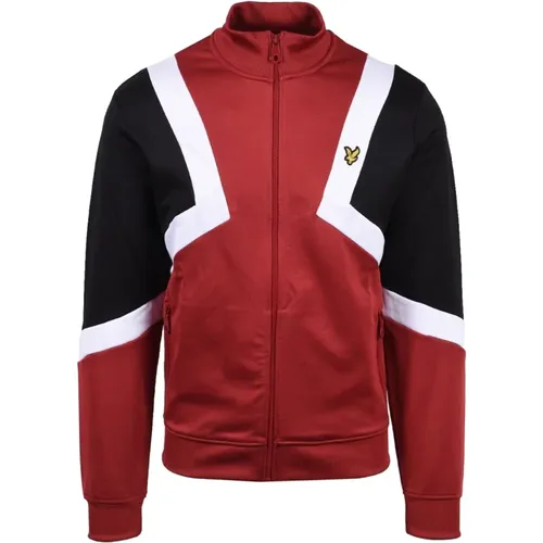 Retro Gestreifter Track Top , Herren, Größe: L - Lyle & Scott - Modalova