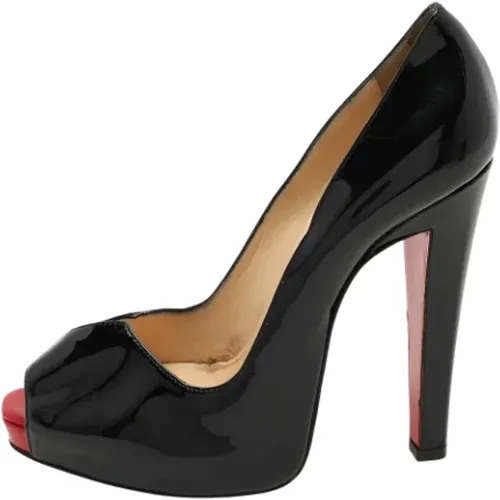 Pre-owned Leather heels , female, Sizes: 4 UK - Christian Louboutin Pre-owned - Modalova