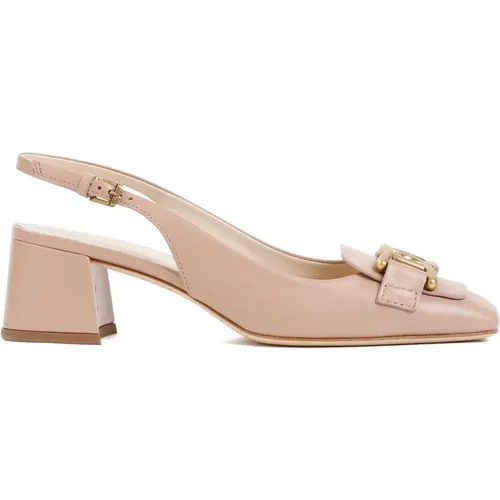 Pink Nappa Leather Pumps , female, Sizes: 5 1/2 UK - TOD'S - Modalova