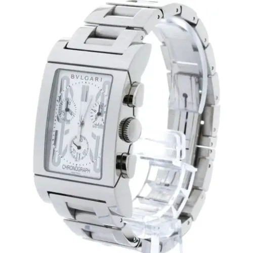 Pre-owned Stainless Steel watches , male, Sizes: ONE SIZE - Bvlgari Vintage - Modalova