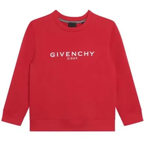Roter Pullover mit Logo-Print - Givenchy - Modalova