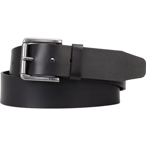 Statement Leather Belt in , male, Sizes: 115 CM, 105 CM, 100 CM, 110 CM - Boss - Modalova