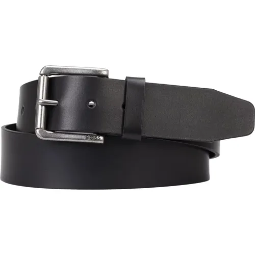 Statement Leather Belt in , male, Sizes: 115 CM, 105 CM, 90 CM, 85 CM, 95 CM, 100 CM, 110 CM - Boss - Modalova