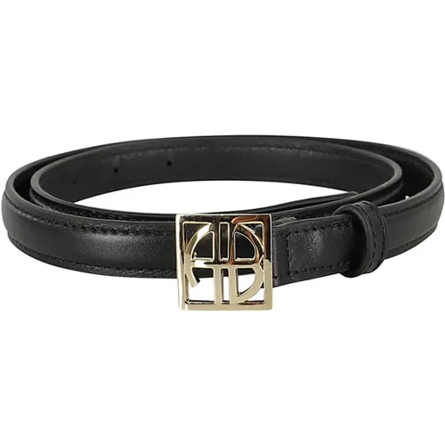 Chic Monogram Belt , female, Sizes: XS/S - Anine Bing - Modalova