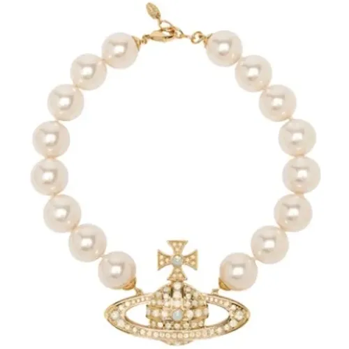 Perlenkette mit Strass - Vivienne Westwood - Modalova
