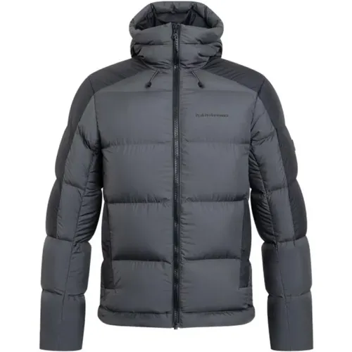 M Puffer Hood Jacke , Herren, Größe: 2XL - Peak Performance - Modalova