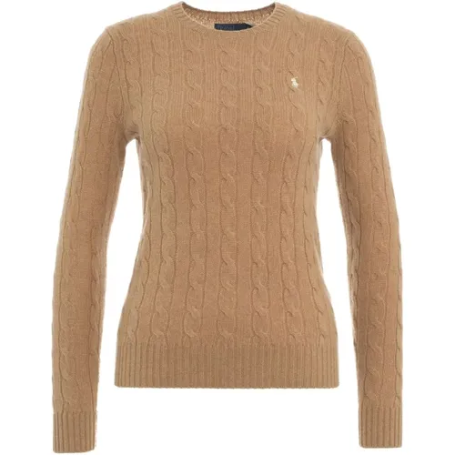 Braune Strickware Aw24 Handwäsche , Damen, Größe: L - Ralph Lauren - Modalova