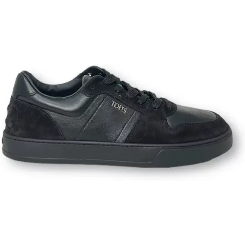 Laced Sneakers , male, Sizes: 7 1/2 UK, 6 UK, 7 UK, 9 UK, 8 1/2 UK, 6 1/2 UK, 10 UK - TOD'S - Modalova