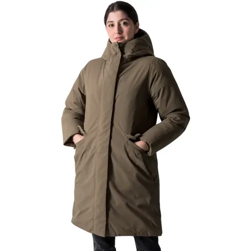 Nara Parka in Martini Olive , Damen, Größe: L - Edwin - Modalova