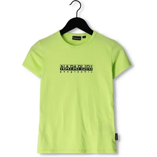 Jungen Polo & T-Shirts Lime - Napapijri - Modalova