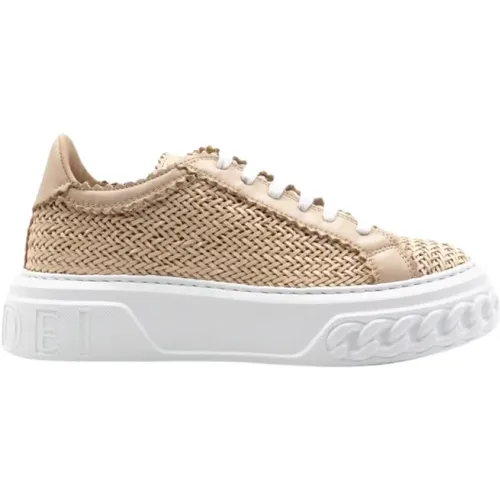 Vegane Leder Gewebte Sneakers - Casadei - Modalova