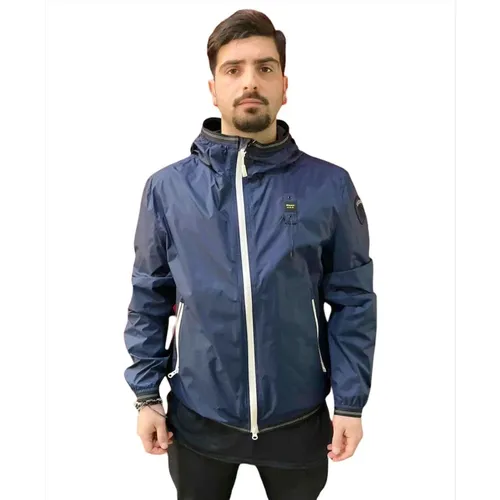 Rain Jacket , male, Sizes: L - Blauer - Modalova