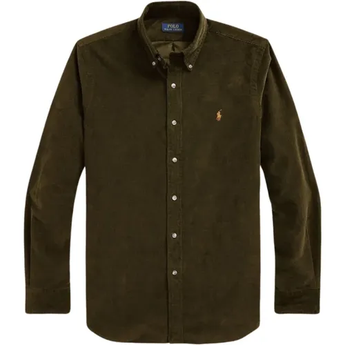 Custom Fit Corduroy Shirt , male, Sizes: 2XL - Polo Ralph Lauren - Modalova