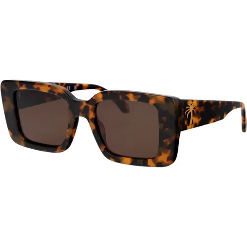 Stylish Dorris Sunglasses for Summer , unisex, Sizes: 52 MM - Palm Angels - Modalova