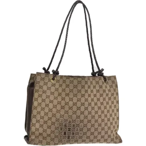 Pre-owned Canvas gucci-bags , female, Sizes: ONE SIZE - Gucci Vintage - Modalova