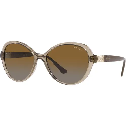 Trendy Polarized Sunglasses , female, Sizes: 57 MM - Vogue - Modalova