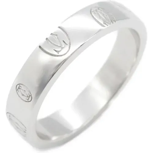 Pre-owned White Gold rings , female, Sizes: ONE SIZE - Cartier Vintage - Modalova